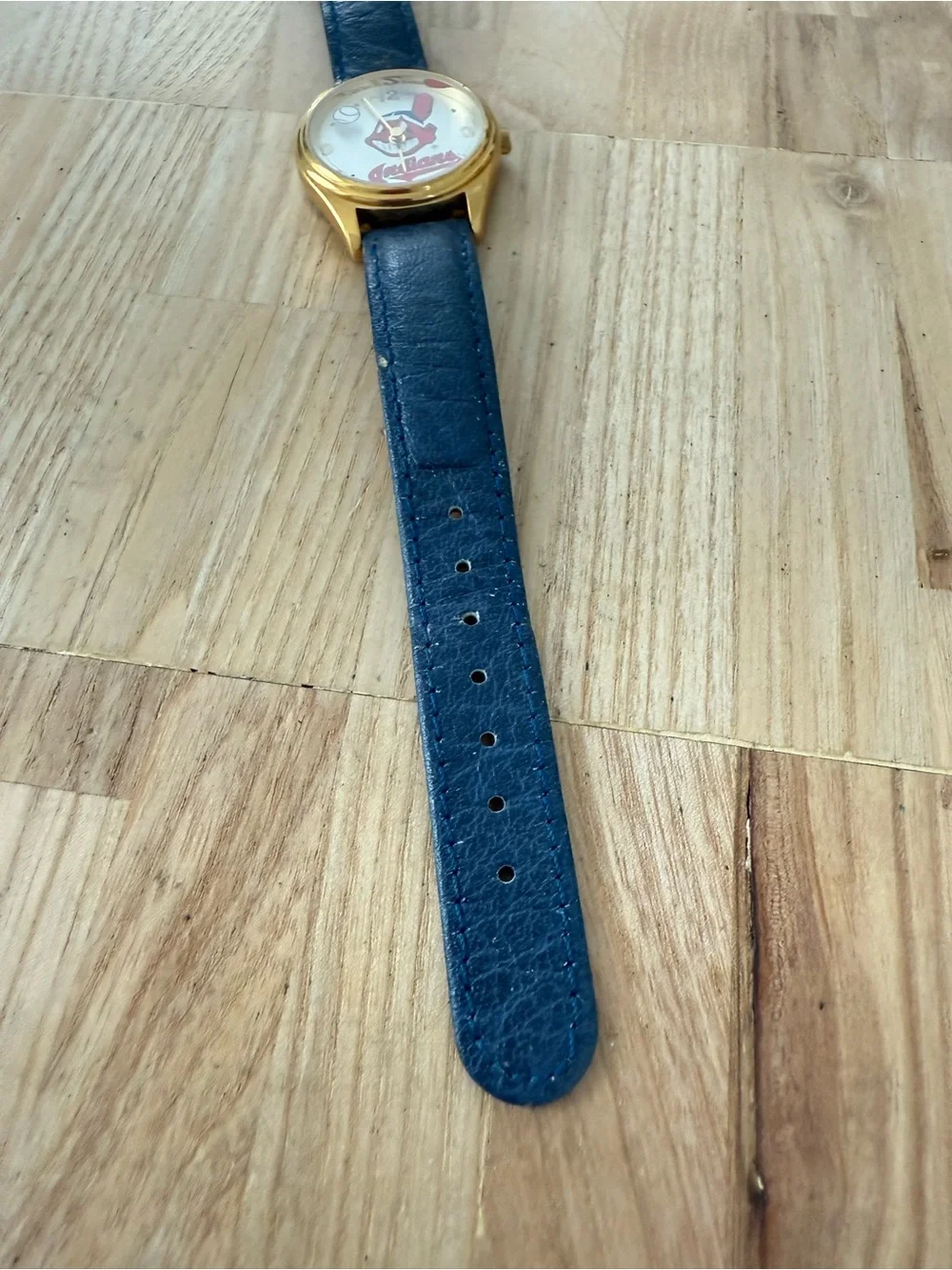 Vintage 90s MLB Cleveland sun time watch NEW BATTERY
